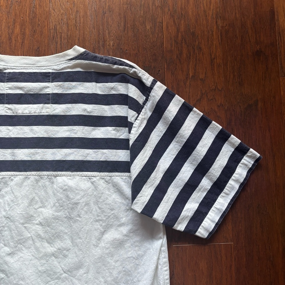 Pier Connection Vintage Striped Yacht Tee Nautical Cotton | Unisex XL - Picture 8 of 10